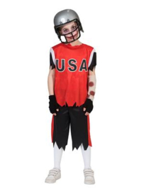 American footballer zombie jongen
