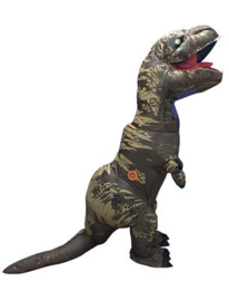 Opblaasbare dino kostuum