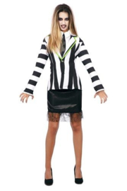 Beetlejuice kostuum dame