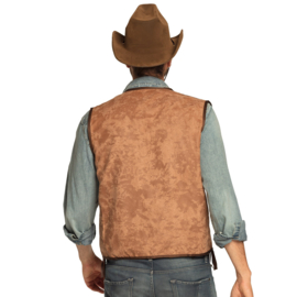 Cowboy vest bruin