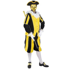 Pietenpak zwart geel volwassen
