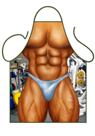 Fun schort - Muscle man