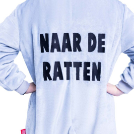 Naar de ratten onesie