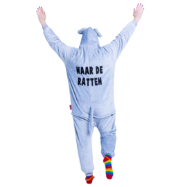 Onesie naar de ratten