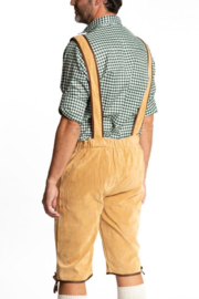 Lederhose Johann lichtbruin lang