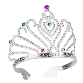 Tiara Diana zilver assorti