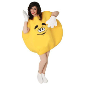 M&M kostuum geel