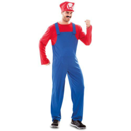 Wario loodgieter kostuum volwassen