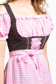 Dirndl Anne-Ruth lang roze/bruin