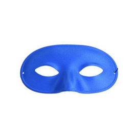 Oogmasker domino blauw