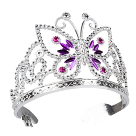 Tiara Diana zilver assorti