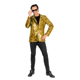 Gouden glitter jas