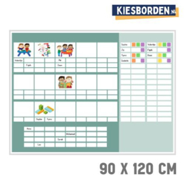 Kiesbord kleuters | Extra groot (90 x 120 cm)