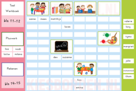Kiesbord kleuters / groep 3
