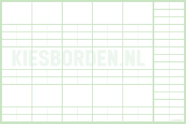 Kiesbord kleuters | Wit (groen)