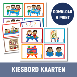 Download & Print | Kiesbord kaarten 72x