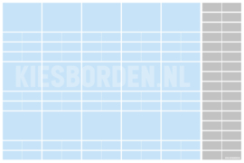 Kiesbord kleuters | Blauw-Grijs