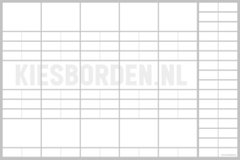 Kiesbord kleuters | Wit (grijs)
