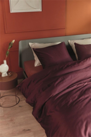 Beddinghouse dekbedovertrek Conscious - 155 x 220 cm - Dark Red 239101