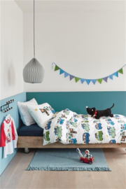 DE Beddinghouse x Fiep Amsterdam dekbedovertrek Vakantie - 100 x 135 cm - Multi 238112