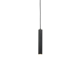 Tubino 1 buis hanglamp  Donkerbruin zwart finish Frezoli