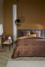 Beddinghouse dekbedovertrek Parsons - 155 x 220 cm - Gold 248911