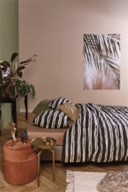 At Home by Beddinghouse dekbedovertrek Contrast - 155x220 cm - Black White 219039