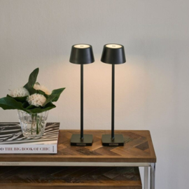 Tafellamp Luminee USB, Zwart riviera maison 521480