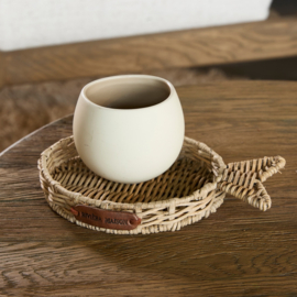 595570 Rustic Rattan Fish Mini Tray (Pre order week 17)