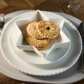 Servies Kerst Snowflake-kom - 583080 Riviera Maison
