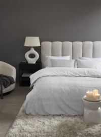 Riviera Maison dekbedovertrek Chevron Weave - 140 x 200/220 cm - Grey 326009