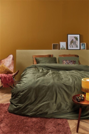 At Home by BeddingHouse dekbedovertrek Cosy Corduroy - 155x220 cm - Green 228906