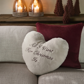 Kussen Christmas Wish Heart Box Pillow 598140 (Pre order)