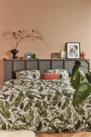At Home by BeddingHouse dekbedovertrek All Leaves- 155 x 220 cm - Green 228270