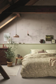 Ariadne at Home dekbedovertrek Shapes - 140 x 200/220 cm - Green 326699