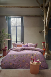 Pip Studio dekbedovertrek Flores Bailando - 155 x 220 cm - Purple 325686