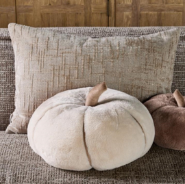 Pumpkin Faux Fur Box Pillow L riviera maison 585880