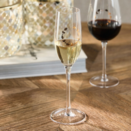 Festive Wreath Bubbles Glass - 584210