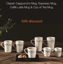 Classic Caffè Latte Mug Riviera Maison 260940