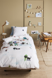 DE Beddinghouse x Fiep Amsterdam dekbedovertrek Sneeuwpop - 135 x 200 cm - Multi 278769