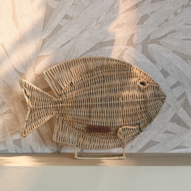 595630 Rustic Rattan Isola Fish Statue (Pre order week 17)