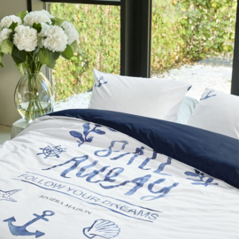 blue Rivièra Maison dekbedovertrek Sail Away 240 x 200/220 cm 336561