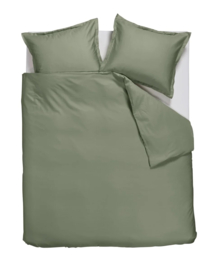 Ambiante dekbedovertrek Satin Uni - 240 x 200/220 cm - Grey Green 254921