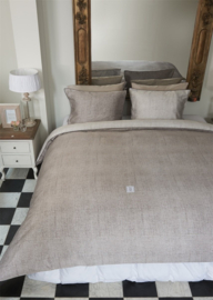 Riviera Maison dekbedovertrek Coughton Court - 240 x 200/220 cm - Sand 146734++