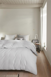 Beddinghouse dekbedovertrek Organic Basic - 155x220 cm - Light Grey 219593