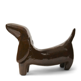 596090 Dachshund Statue Riviera Maison