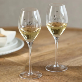 SousLes Étoiles Bubble Glass Set Of 2pcs - 584240