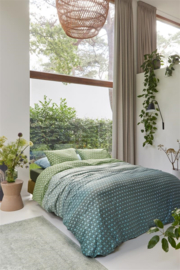 Beddinghouse dekbedovertrek Silas - 155 x 220 cm - Blue Green 322063