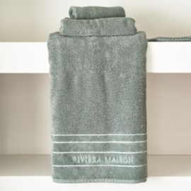 RM Elegant handdoek moss 140x70 Riviera Maison 467020