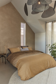 Beddinghouse dekbedovertrek Demi - 155 x 220 cm - Dark Sand 279642